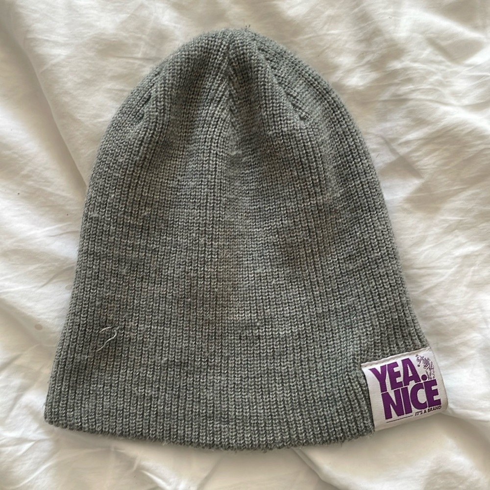 Yea. Nice Gray Beanie